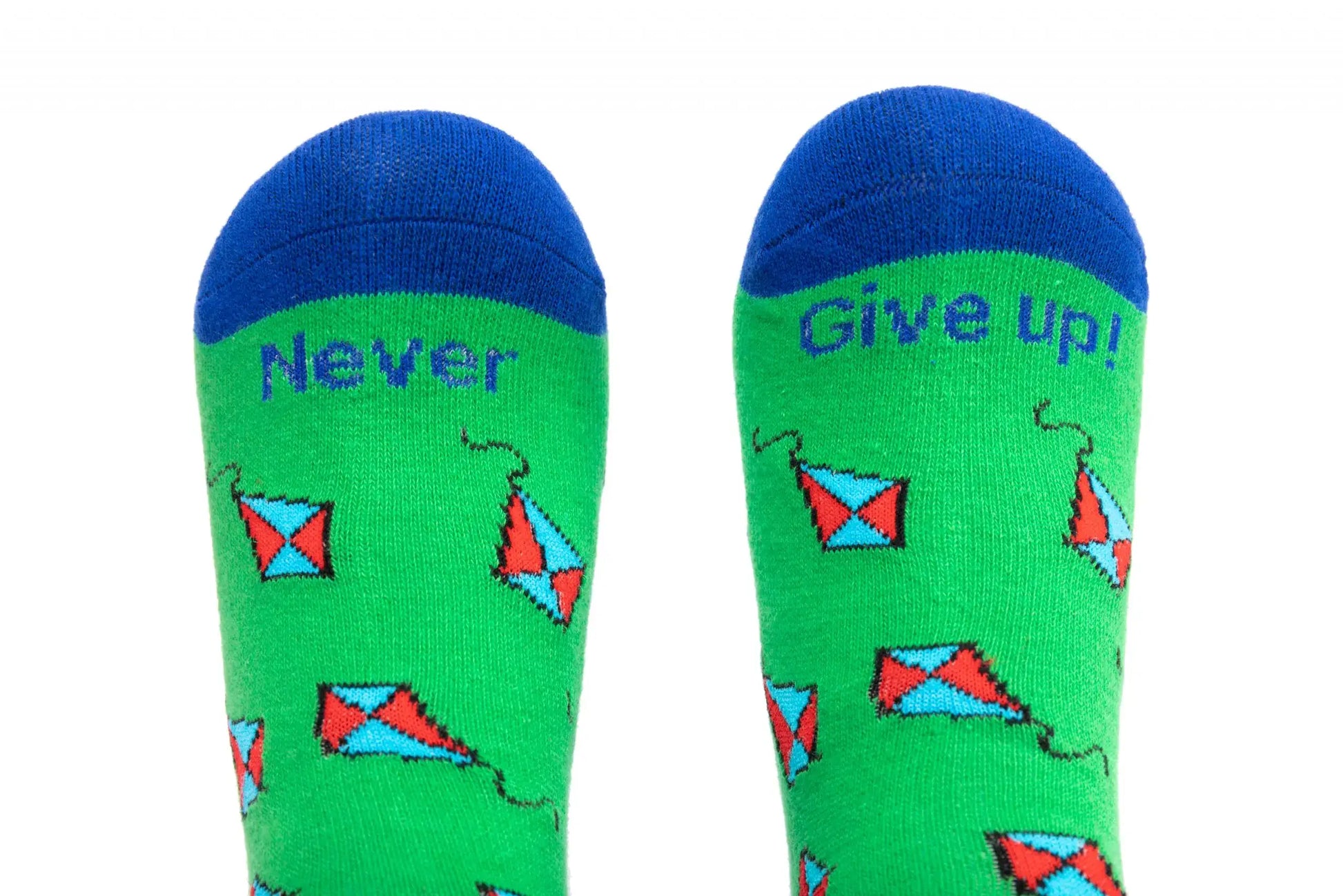 Never Give Up! - Beedlebug Socks
