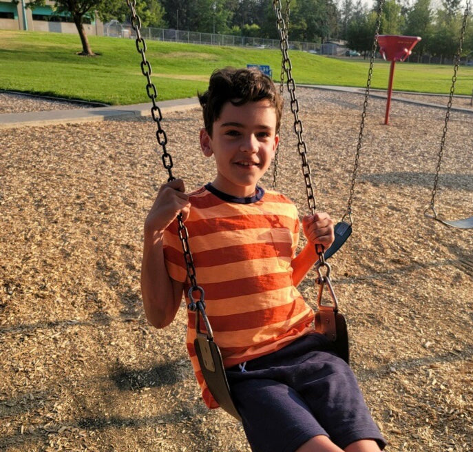 Lifestyle image showing adaptive pulley socks