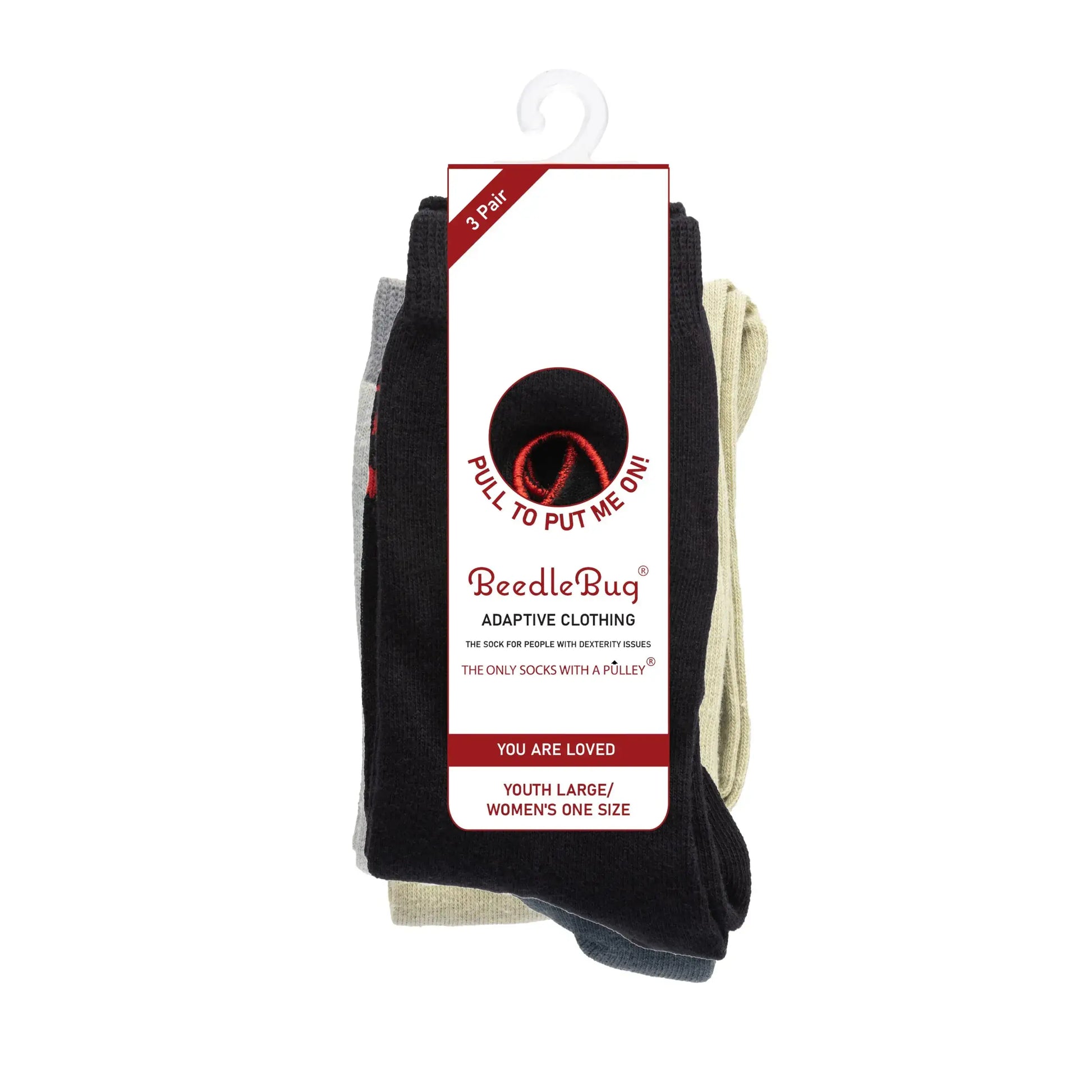 Women's 3 Pack You Are Loved! - Beedlebug Socks